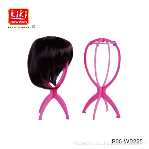 Professional wig stand.plastic wig stand and metal wig stand training head holder.wig display stand